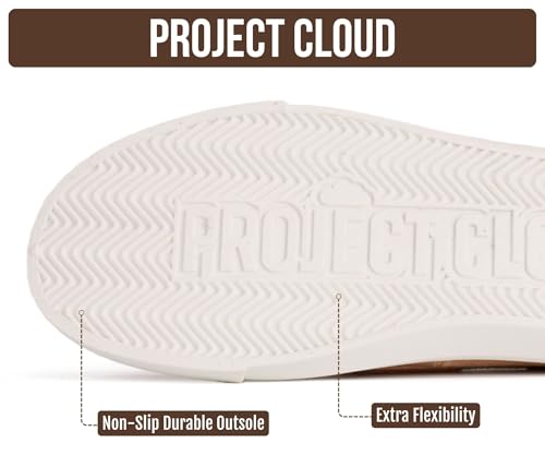 Image of Project Cloud Canvas Sneakers for Women - Memory Foam Slip On Shoes Women Footwear - Lightweight and Non Slip Fashion Sneakers (Seasalt)