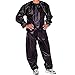 Yokbeer Training Rebel Sauna Suit Homme Combinaison Sudation Fitness Capuche Survêtement Minceur Entraînement Sauna Suit Perte de Poids MMA Boxe (Color : Black, Size : XL)