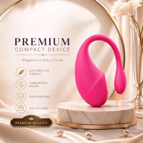 Image of Beauty Wearable Egg Vibrator, Silicone, Pink