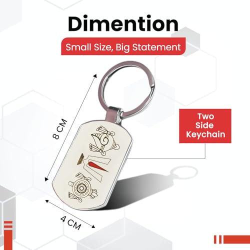 Image of MG | Motivational & Devotional Metal Glossy Keychains | Shiva /Krishna /Ganesha /Balaji /Buddha /Hanuman /Jesus /Laxmi /Ram /Evil Eye - Stylish & Durable Gift Keychain
