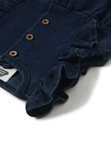 Image of Mi Arcus Corduroy Collar Dress for Baby Girl