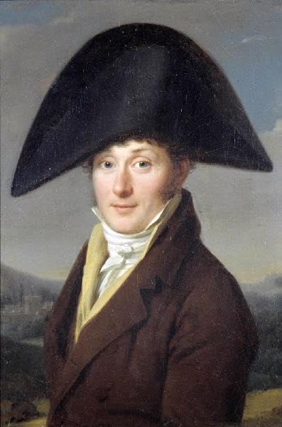 WahooArt Oil painting on stretched canvas, 20 x 30 inches / 51 x 76 CM, Gallery wrap - (Ready to hang) - Painting on stretched canvas, Perin Salbreux Lié Louis, Portrait de J.B. Duquenelle (chiru...