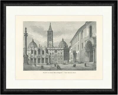  Kunstdruck Santa Maria Maggiore Sant Antonio Abate Italia Roma Faksimile_E 21747