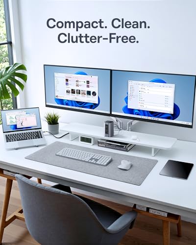 image for Baseus Docking Station Dual Monitor, Nomos Win Air(12 in 1) Laptop Doc