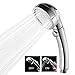 Produktbild Handbrause, Etmury Duschkopf Handbrausen Bad Hand Dusche mit 3 Modi Dusche Universal mit Stop Hand Dusch Kopf Chrom Duschkopf Abnehmbarer Wassersparend Handbrause Bad