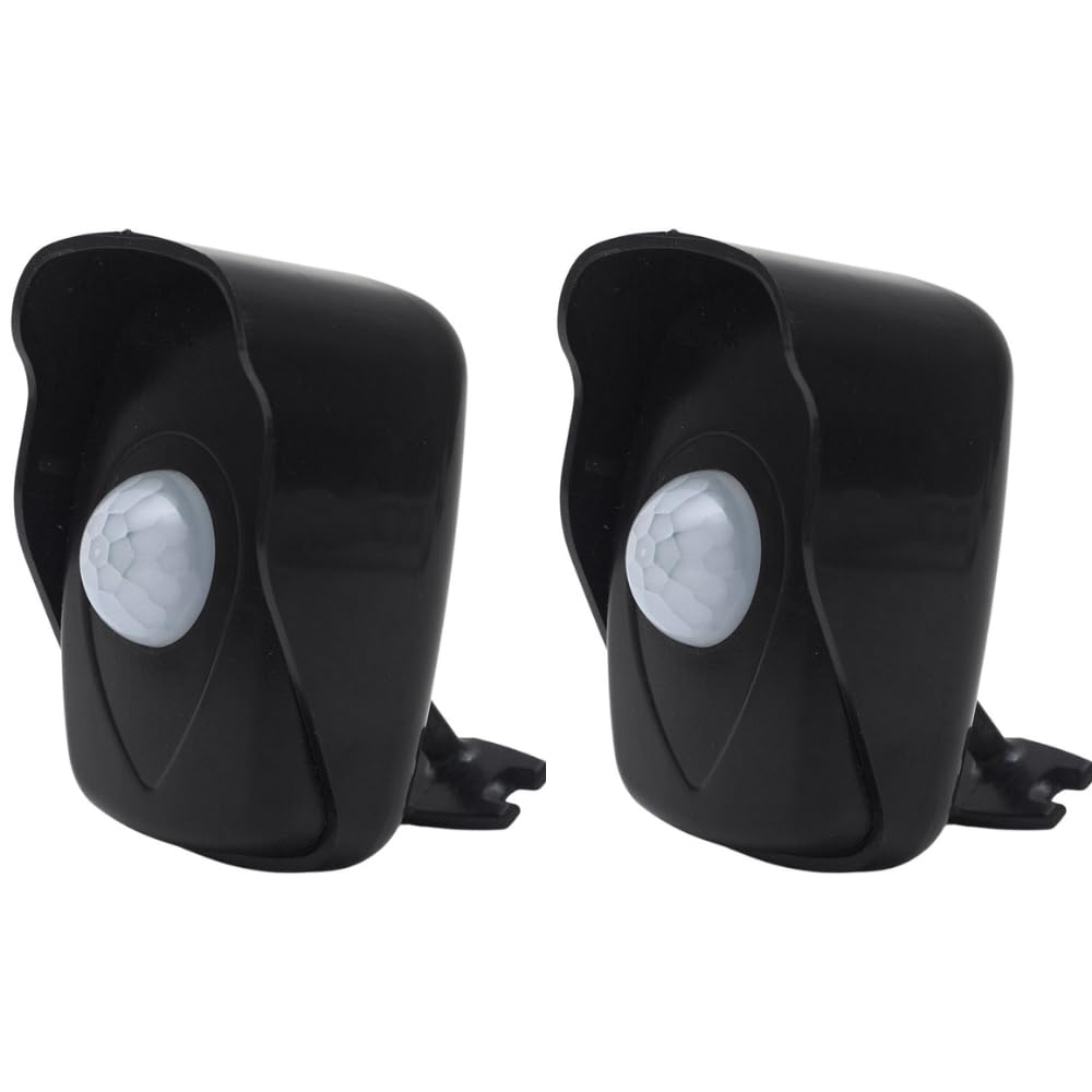 Kit 2x Sensor De Presença Microcontrolado 180º Com Fotocélula E 6 Funções Externo QA26M