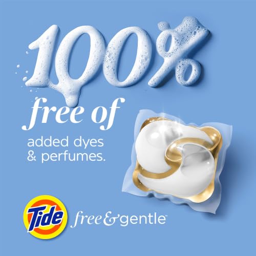 Tide PODS Free & Gentle Laundry Detergent Soap Pacs, 112 Count, Tide PODS Laundry Detergent, Laundry Detergent Pacs, Laundry PODS Detergent - image 8
