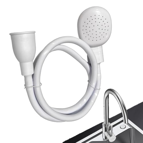 Image of 6.56FT Sink Spray Hose,Portable Sink Hose Faucet Sprayer,Shampoo Sprayer Handheld Faucet Shower Head Spray for Bathing Baby,Pets,Washing Hair,Rinsing Vegetables