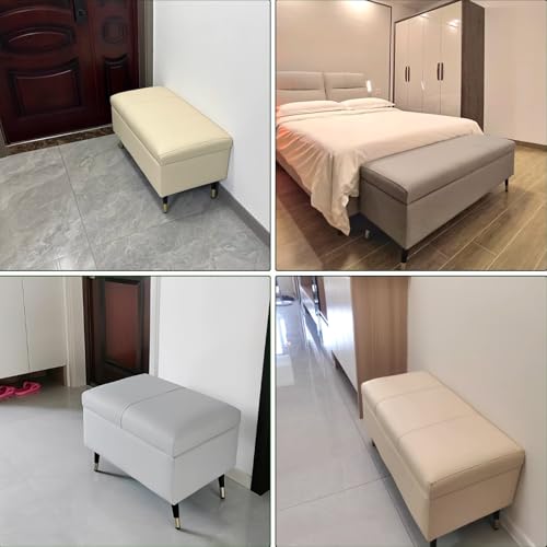 Banc ottoman de rangement extra-long pour sublimer votre entrée ou salon - 8
