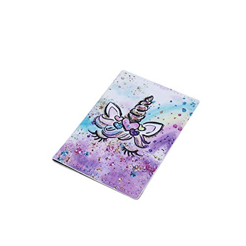 Leomoste LEBB-20090850S-02 Cute Cute Unicorn Cartoon Passport Cover Travel Pu Leather Passport Holder Case Wallet thumb #1