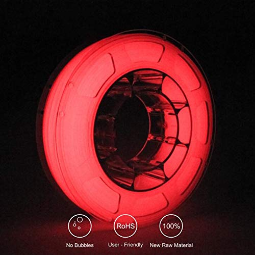 YAYAN 3D Filament Refills -1.75mm Color Change Color to Blue Noctilucent Luminous Glow