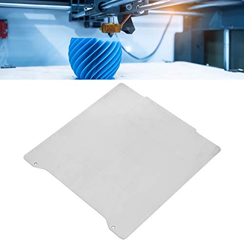 3D Printer Plate, Pratical Anti-Rust Hot Bed Platform Spring Steel Plate Movable Accessory Fit for Prusas Mini Printer for PLA ABS PETG PCL Consumables - Thumbnail 3