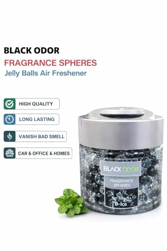 Image of ODOR Fragrance Spheres - Jelly Ball Air Freshener for Home, Office, and Car (Wish Scent, 70g) (Grey)