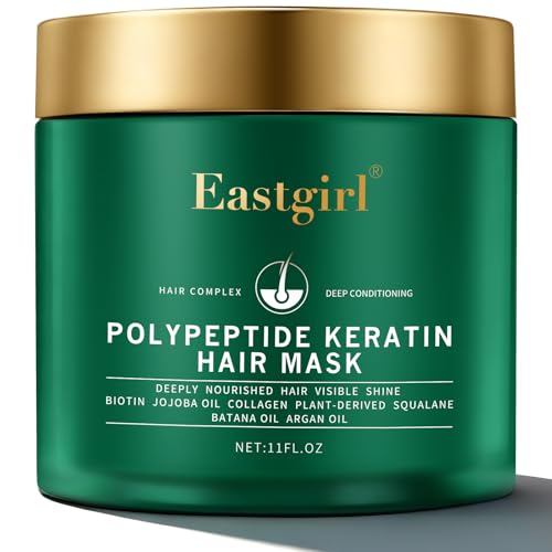 Eastgirl Collagen Hair Mask for Deep Conditioning - 4-Protein Repair with Moroccan & Jojoba Oils,...