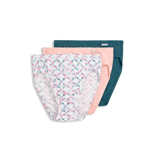Image of Jockey Women's Underwear Plus Size 100% Cotton Elance French Cut - 3 Pack