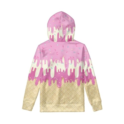 Image of Coloranimal Unisex Girls and Boys Long Sleeve Hoodies Hoody Athletic Pullover Sweatshirts Tops Age 6-16year