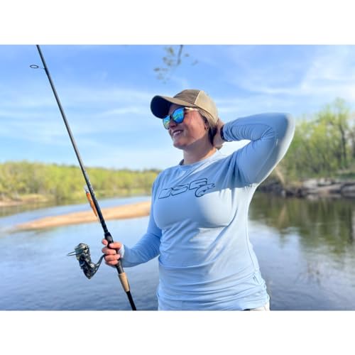 DOING SOMETHING GREAT DSG Outerwear Women's Fishing Solid L/S Shirt - Glacier | XX-Large