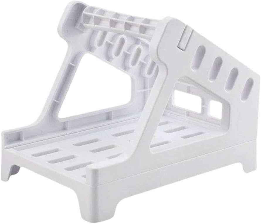 K32C Compact Desktop Label Dispenser Holder for 4x6 Stickers Works with Thermal Printers Simple Setup(White)