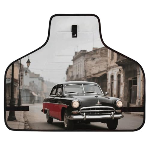 Delantal Vintage Car para hombres y mujeres con 8 bolsillos miniatura 1