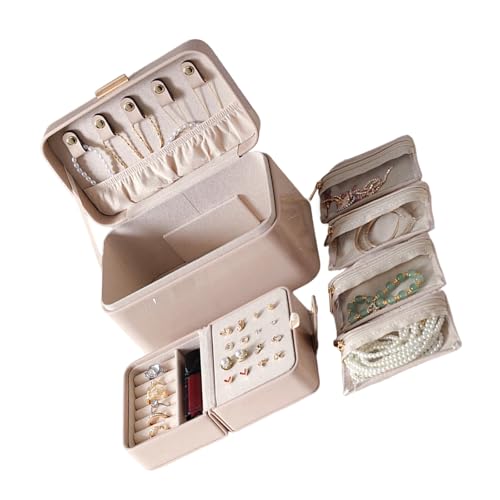 Boîte à bijoux compacte idée cadeau idéale pour voyageuse