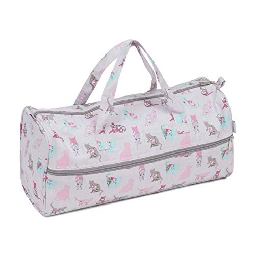 Groves Knitting Bag, Cats, 16 x 43 x 19cm