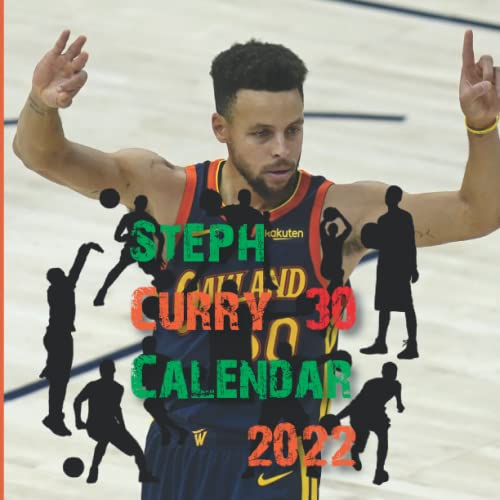 Steph Curry Calendar 2022: Officail Stephen Curry calendar Monthly Planner, Square Calendar with Exclusive Stephen Curry Photoshoots calendar 2022