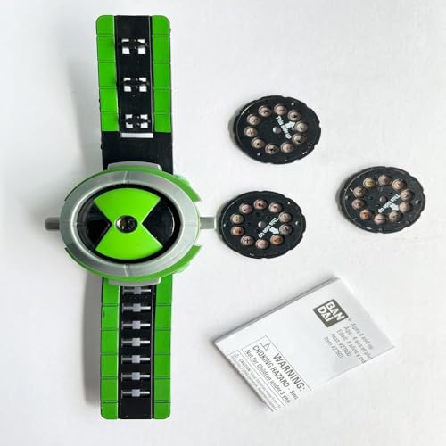 Image of 2PCS Cute Projector Alien Force Ultimate Omnitrix Watch Toy for Kids Birthday Gift (Blue+Black)