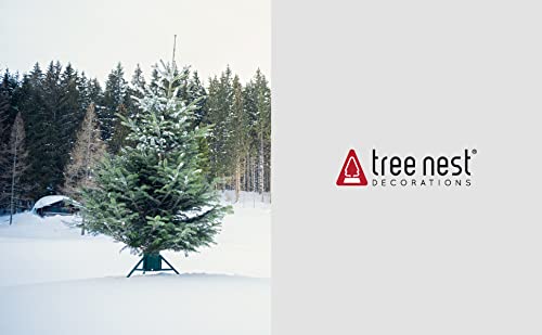 Tree Nest Design kerstboomstandaard Geometric Christmas - boomhoogte tot 2,50 m, stamdiameter 13 cm, waterreservoir voor 3 l water, wit, metaal (54 x 54 x 28) - Image 5