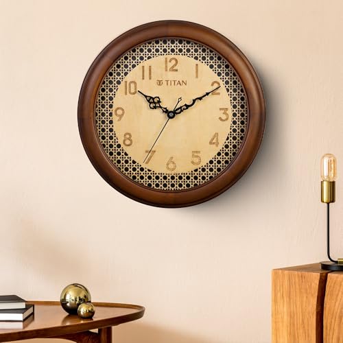 Image of Titan Classic Wooden Wall Clock (35cm x 35cm) W0103WA01