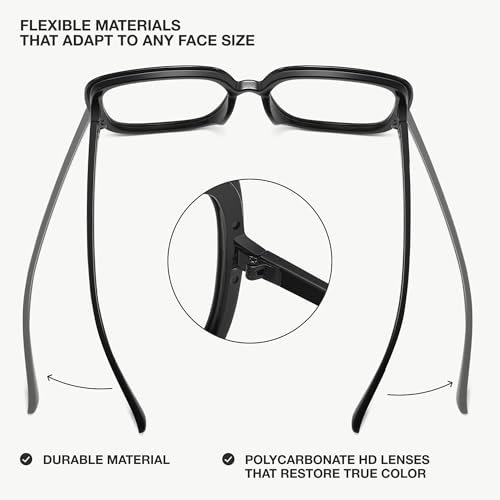 Image of miyya Blue Light Blocking Glasses for Women, Blue Light Glasses for Women Oversized Fashion Glasses