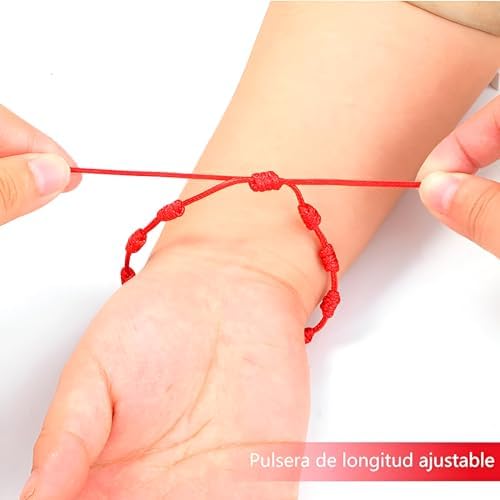 Pulsera Roja 7 Nudos Contra Mal de Ojo 41gQBsgsKyL. AC SR38. SL1000