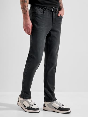 Image of Highlander Men Men's Straight Relaxed Fit Jeans | Stretchable | Everyday Comfort & Style| Jeans for Man|Premium Cotton Blend