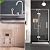 Tankless Electric Water Heater 110V 3000W Under Sink On Demand Instant Hot Water Heater for Kitchen Bathroom Washing (Gold)