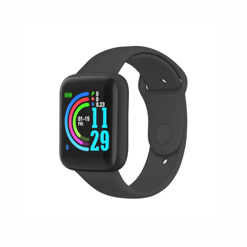 Smart Band Smart Watch 1 44inch Touch Screen Fitness Watch Waterproof Heart Rate Sports Pedometer Black