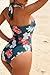 B2prity Women's One Piece Swimsuit Tummy Control Halter Bathing Suit Slimming Supportive Long Torso Friendly Swimwear