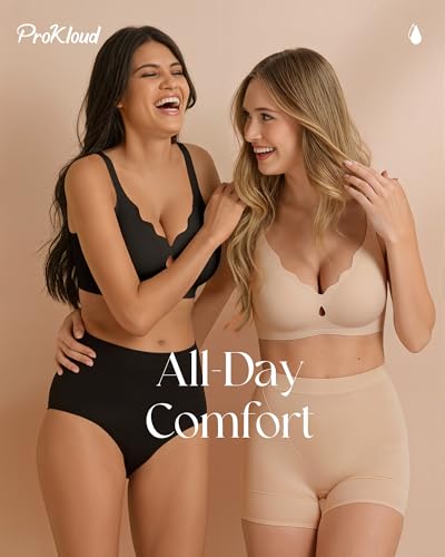 Image of ProKloud Bras for Women No Underwire Wireless Full Coverage Jelly Bras