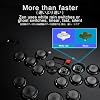 Duelpad Leverless Controller Arcade Stick, Zen16 Arcade Controller for PC/PS3/PS4/PS5/Switch/Steam, All-Button Arcade Fight Stick with SOCD/TURBO/Custom RGB/Hot-Swap/Low-Profile Switch (ZEN16 BLACK)