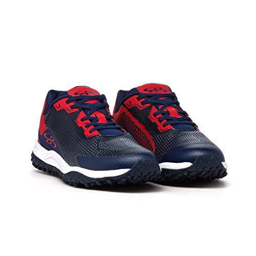 Boombah Men's Impulse Pureknit Turf Navy/Red - Size 10.5 #TOP3