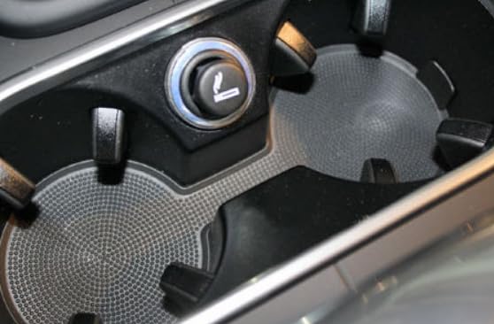 Portavasos para consola central negro para Porsche Cayenne miniatura 2