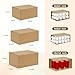 Eupako 30 Pack Small Shipping Boxes Assorted Sizes, 8x6x4 & 9x6x4 & 10x7x5 10 PCS Each Mailing Boxes, Brown Corrugated Box Mailers, Cardboard Boxes for Packaging Small Business