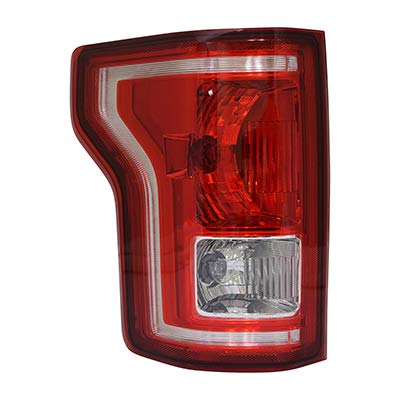 FITRITE AUTO PARTS New Left Driver Side Tail Light Assembly For 2015-2017 Ford F-150 Pickup, Bulb Type Without LED FO2800239 FL3Z13405A