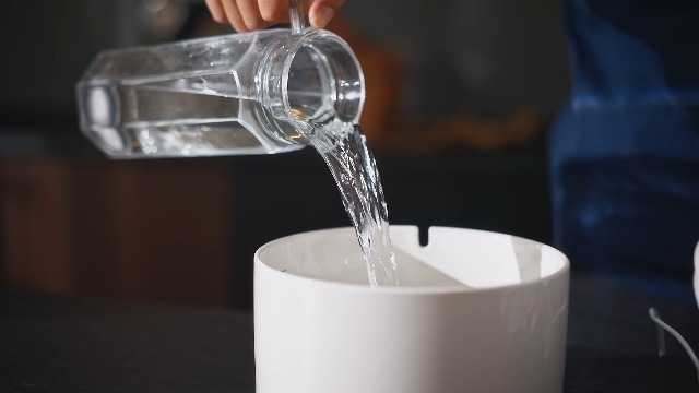 DOOOB Ceramic Cat Water Fountain, 2.1L/71oz Ceramic Cat Fountain, Automatic Ceramic Water Fountain for Cats, Pet Water Fountain with Ultra-Quiet Pump and 3 Filters & 3 Sponges (White) - image 8