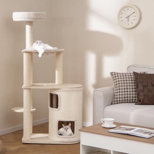 Árbol para gato moderno alto 60 pulgadas miniatura 2