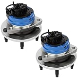 ECCPP Wheel Hub Bearing Assembly fits Chevrolet Pontiac Front 5 Lugs W/ABS 513214 2pcs