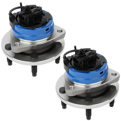 ECCPP 513214 New Front Wheel Hub Bearing Assembly fits 04-12 Chevrolet Malibu, 07-11 Chevrolet HHR, 07-11 Pontiac G6, 08-11 Saturn Aura 5 Lugs W/ABS 2pcs