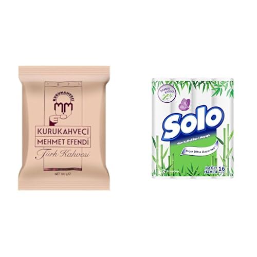 Kurukahveci Mehmet Efendi Türk Kahvesi 100gr x1 + SOLO 16'lı x1