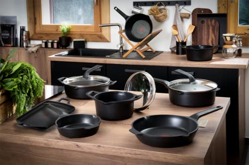 Lagostina Aroma Piastra Grill Antiaderente in Alluminio Pressofuso 26x32 cm, Induzione, Gas e Forno con Indicatore Cottura Thermo-Signal e Rivestimento Titanium Per Mantenere il Calore - immagine 5