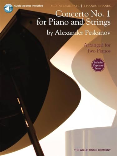 Concerto No. 1 for Piano & Strings, Arranged for Two Pianos