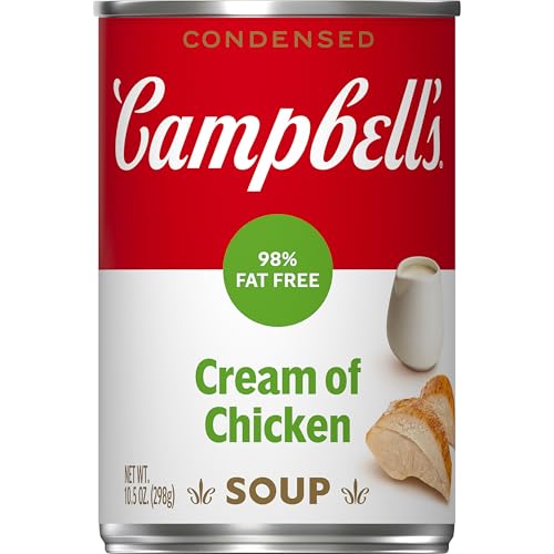 Campbell’s Condensed 98% Fat Free Cream of Chicken Soup, 10.5