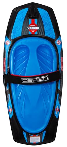 OBrien Voodoo Kneeboard Rotomolded Learn & Ride Kneeboard with Quad Molded Fins  EVA Comfort Pad & 3 Padded Strap